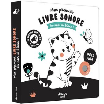 Mon premier livre sonore - En noir et blanc