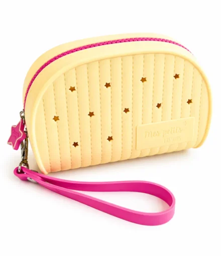 Trousse de beauté à personnaliser jaune - Petit Kids