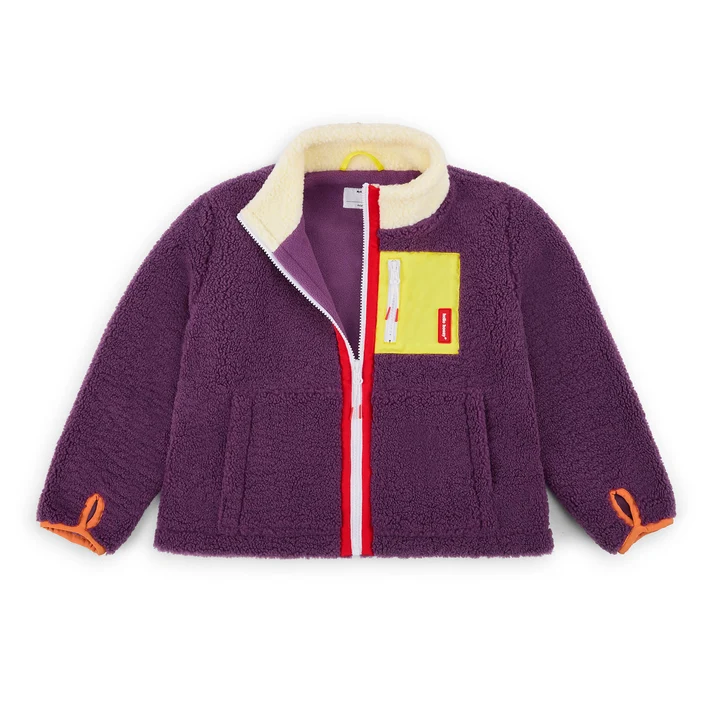 Veste Polaire Prune - Hello Hossy