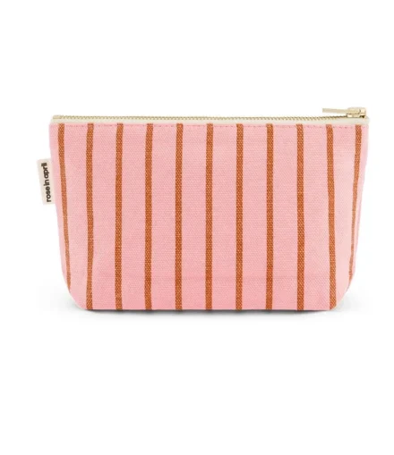 Trousse Sofia Rayures Tennis Pecan/Strawberry - Rose In April